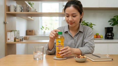 Thưởng thức đồ uống đóng chai