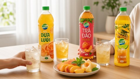 Thưởng thức đồ uống trong sinh hoạt hằng ngày