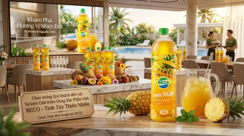 Nước Dứa Beco trong danh mục đồ uống của BECO