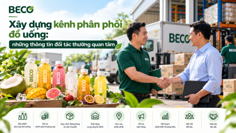 Xây dựng kênh phân phối đồ uống: những thông tin đối tác thường quan tâm